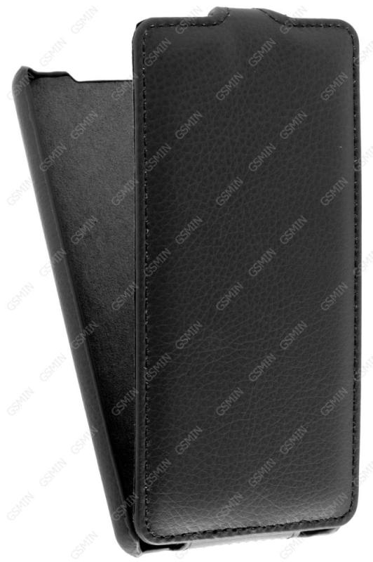 Кожаный чехол для Sony Xperia M5 Art Case (Черный)