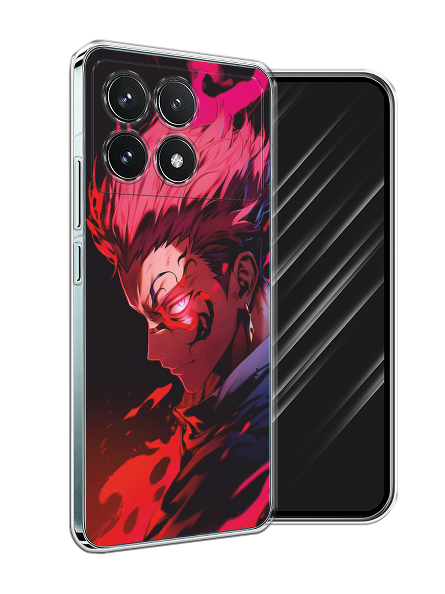 

Чехол Awog на Xiaomi Redmi K70 5G "Взгляд Сукуны", Розовый;красный;черный, 320850-1