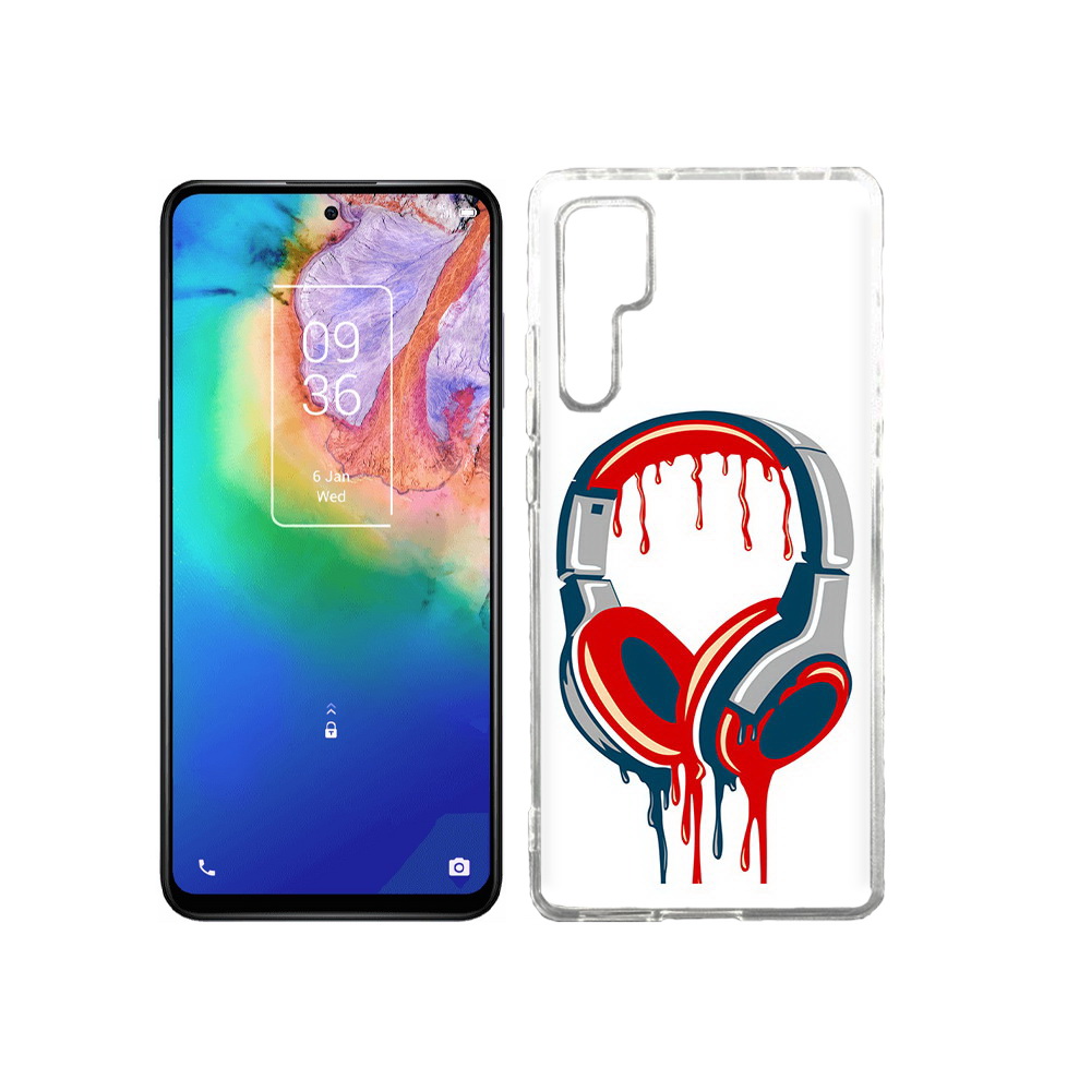 

Чехол MyPads Tocco для TCL 20 Pro не делай громко, Прозрачный, Tocco