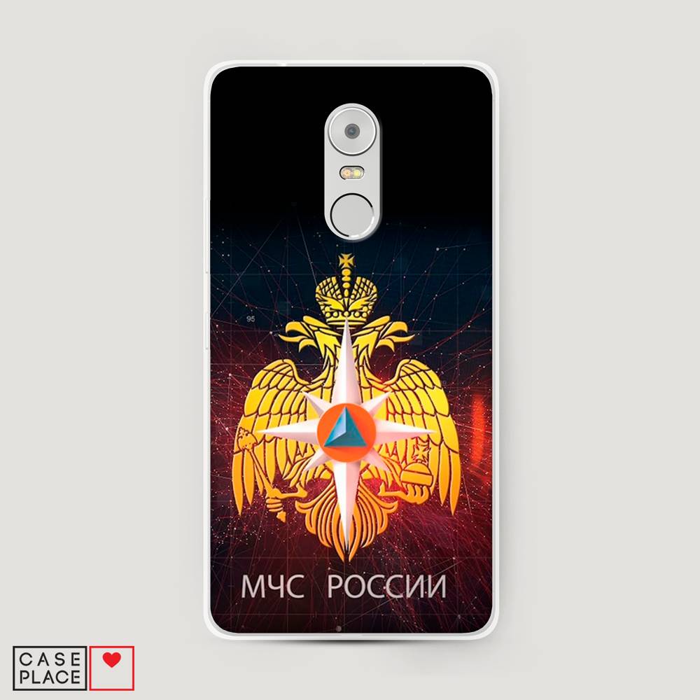 

Чехол Awog на Lenovo K6 Note / Леново K6 Note "МЧС России", Черный;желтый;красный, 112250-5