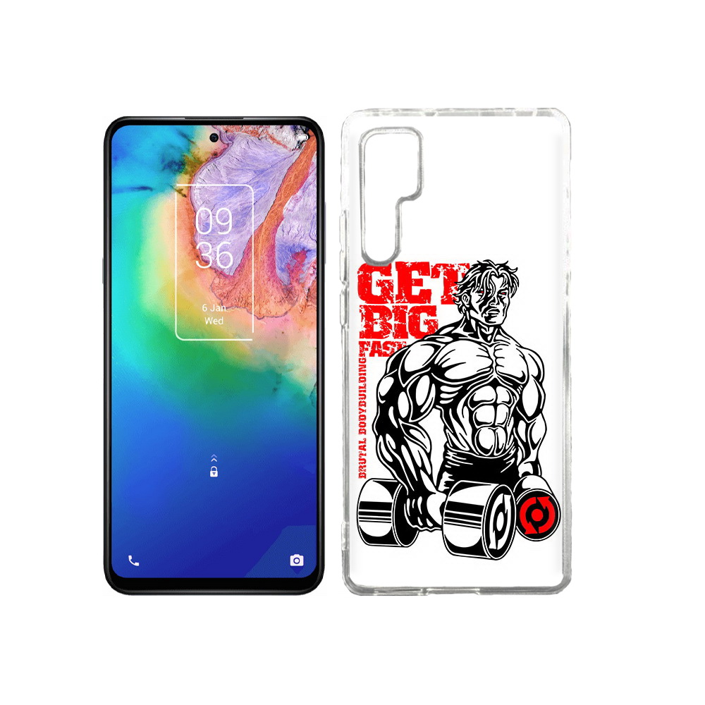 

Чехол MyPads Tocco для TCL 20 Pro накаченное тело, Прозрачный, Tocco