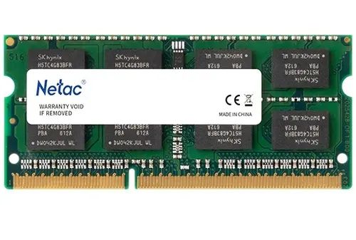 

Оперативная память NETAC (NTBSD3N16SP-04), DDR3L 1x4Gb, 1600MHz