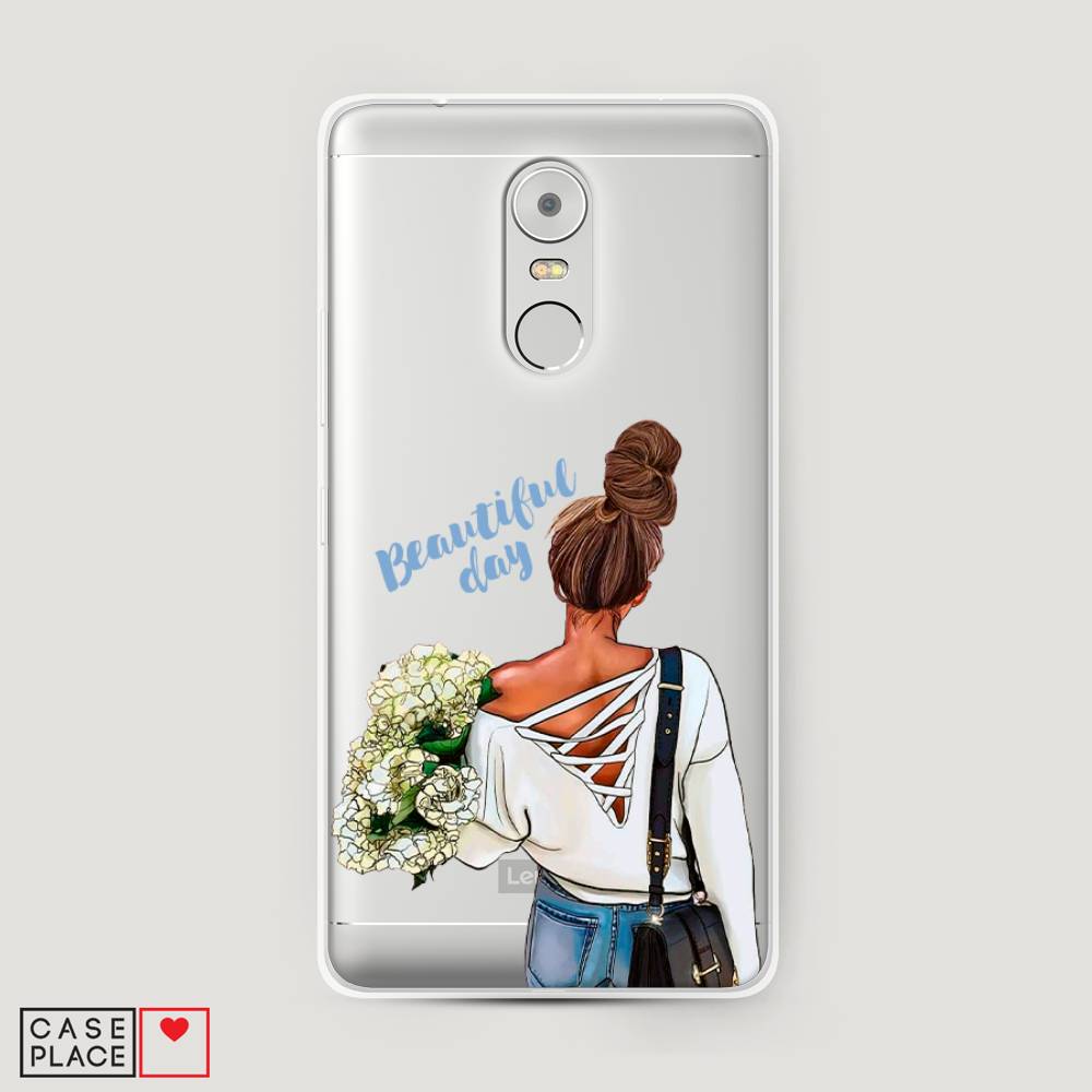 

Чехол Awog на Lenovo K6 Note / Леново K6 Note "Beautiful day vector", Коричневый;белый;зеленый, 112250-6
