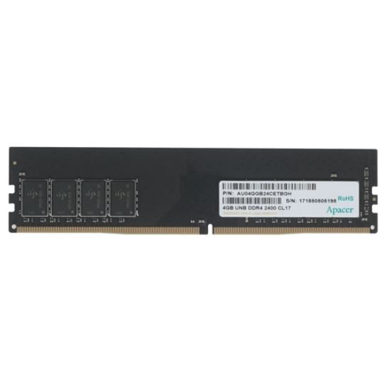 

Оперативная память Apacer (EL.04G2T.KFH), DDR4 1x4Gb, 2400MHz
