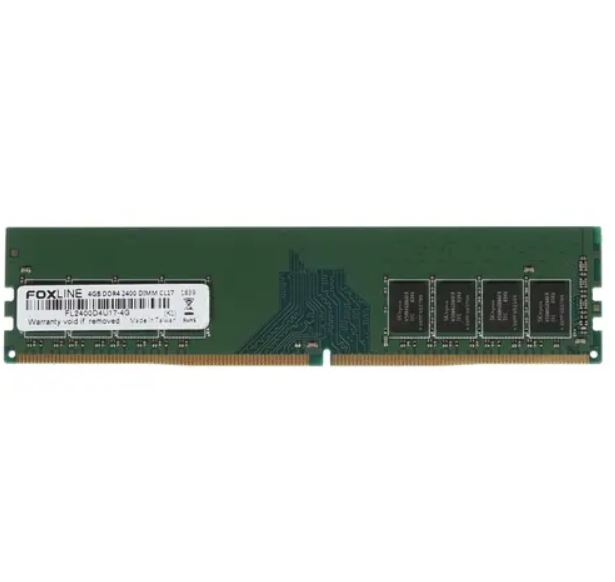 

Оперативная память Foxline 4Gb DDR4 2400MHz (FL2400D4U17-4G)