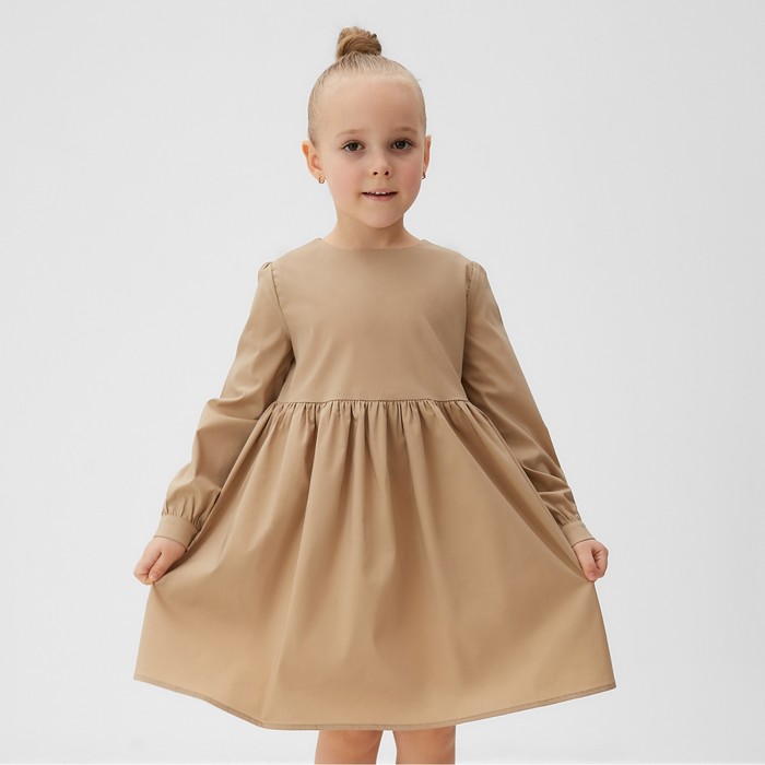 

Платье детское MINAKU KIDS-3, бежевый, 110, KIDS-3