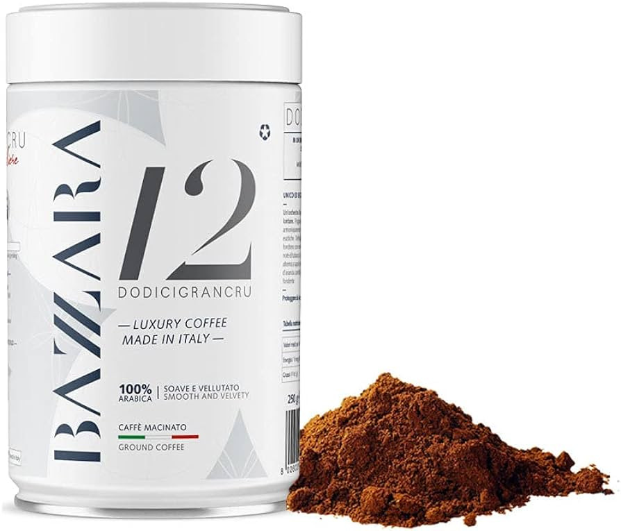 Кофе молотый Bazzara Dodicigrancru 12, 250 г