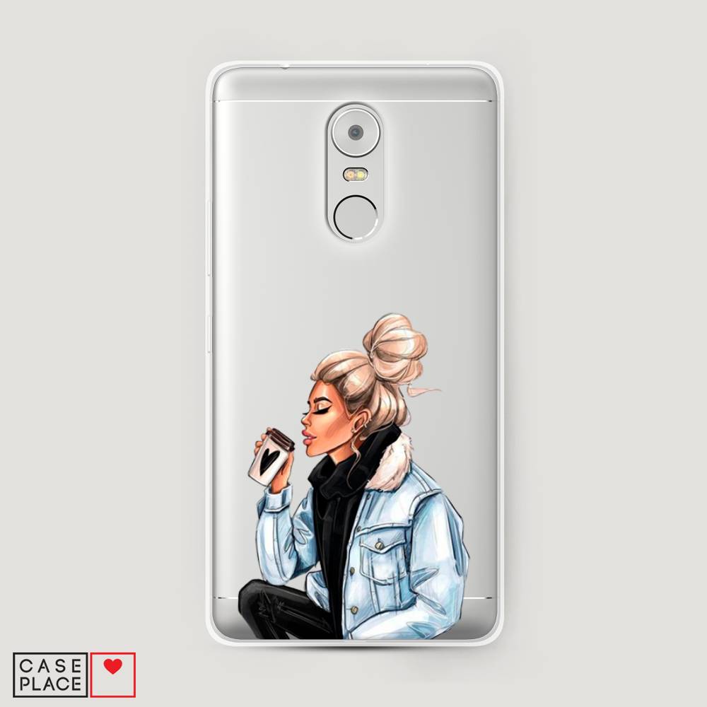 

Чехол Awog на Lenovo K6 Note / Леново K6 Note "Cute girl", Коричневый;бежевый, 112250-7