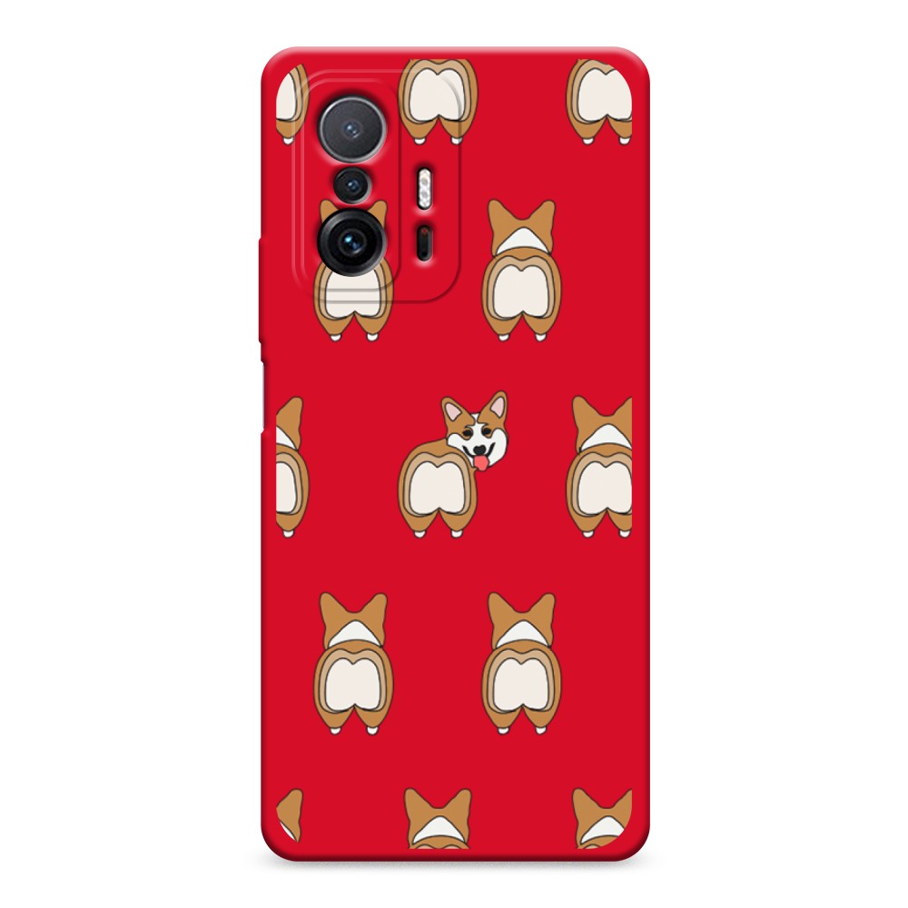 

Чехол Awog на Xiaomi Mi 11T/11T Pro "Милый корги фон", Разноцветный, 311253-1