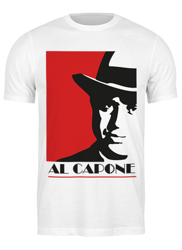 

Футболка мужская Printio Аль капоне (al capone) белая S, Белый, Аль капоне (al capone)