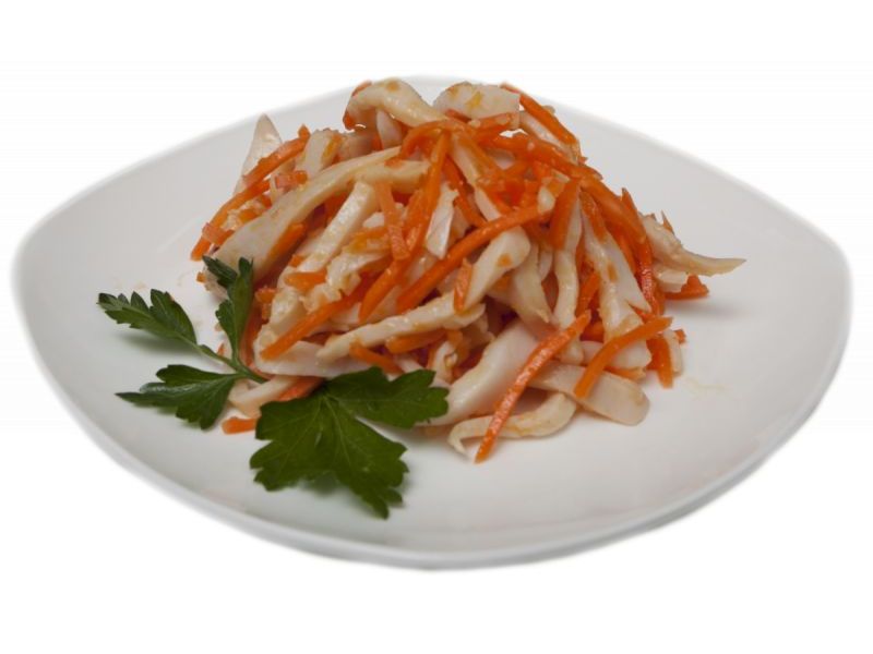 

Закуска корейская из кальмара