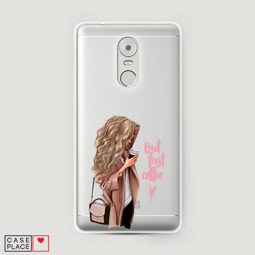 

Чехол Awog "Девушка с кофе" для Lenovo K6 Note
