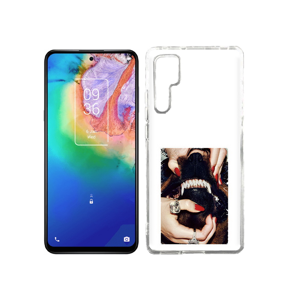 

Чехол MyPads Tocco для TCL 20 Pro маникюр, Прозрачный, Tocco