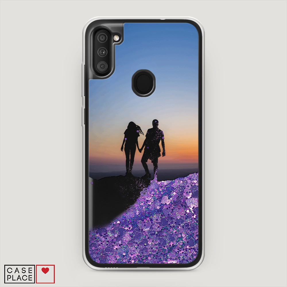 

Чехол Awog на Samsung Galaxy M11 / Самсунг M11 "Пара на краю света", Разноцветный, 2100692-1