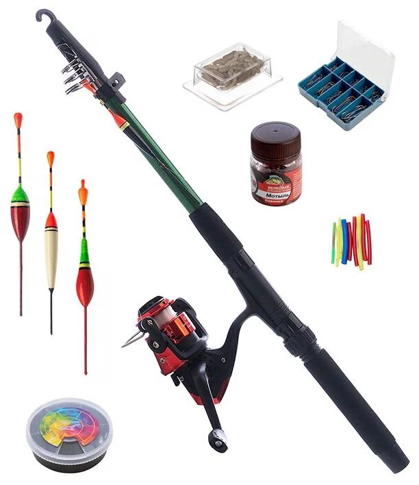 Набор для поплавочной рыбалки Рыболов-экспресс, Детский 180 см