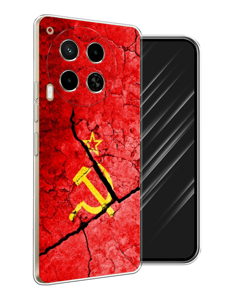 

Чехол Awog на Tecno Camon 30 4G "СССР", Красный;черный;желтый, 305650-1