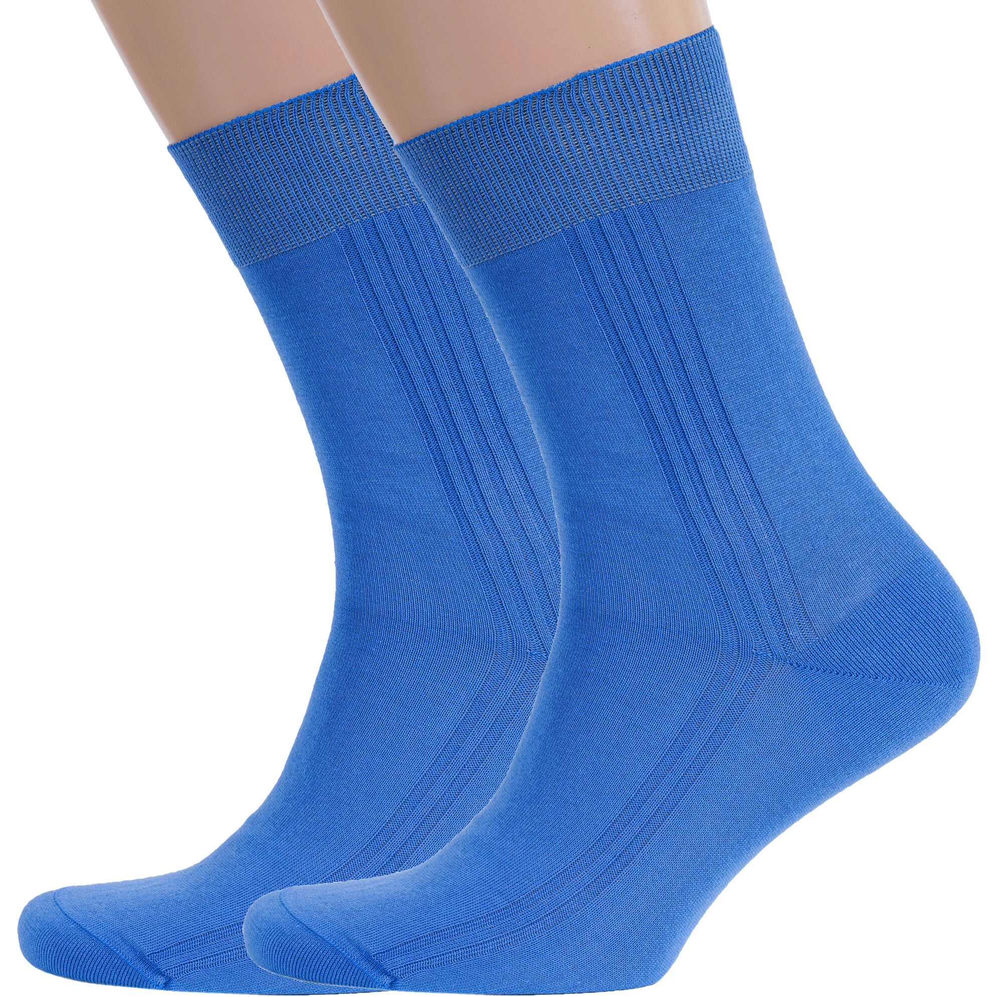 

Комплект носков мужских Rusocks 2-М3-11001 голубых 25, Голубой, 2-М3-11001