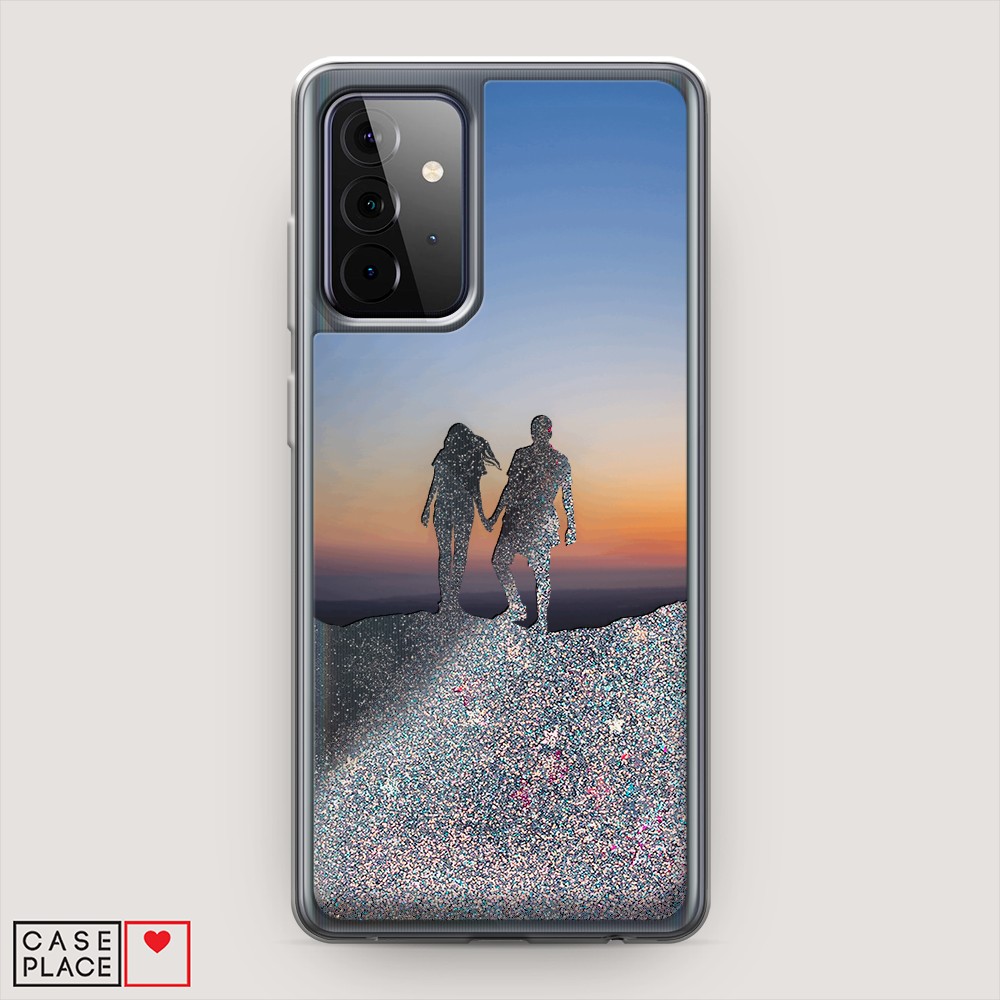 

Чехол Awog на Samsung Galaxy A72 / Самсунг A72 "Пара на краю света", Разноцветный, 2101991-1