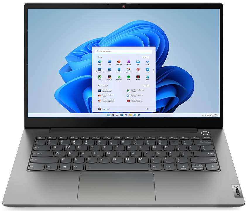 фото Ноутбук lenovo thinkbook 14 gen 2 grey (20vd00xsru)