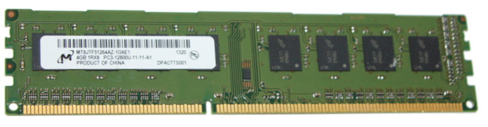 

Оперативная память (), DDR3L 1x8Gb, 1600MHz