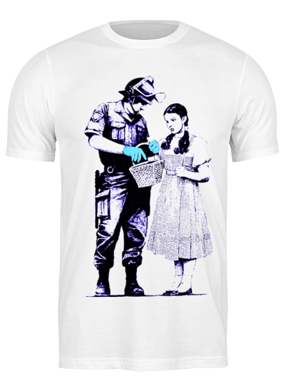 

Футболка мужская Printio Dorothy police search белая S, Белый, Dorothy police search
