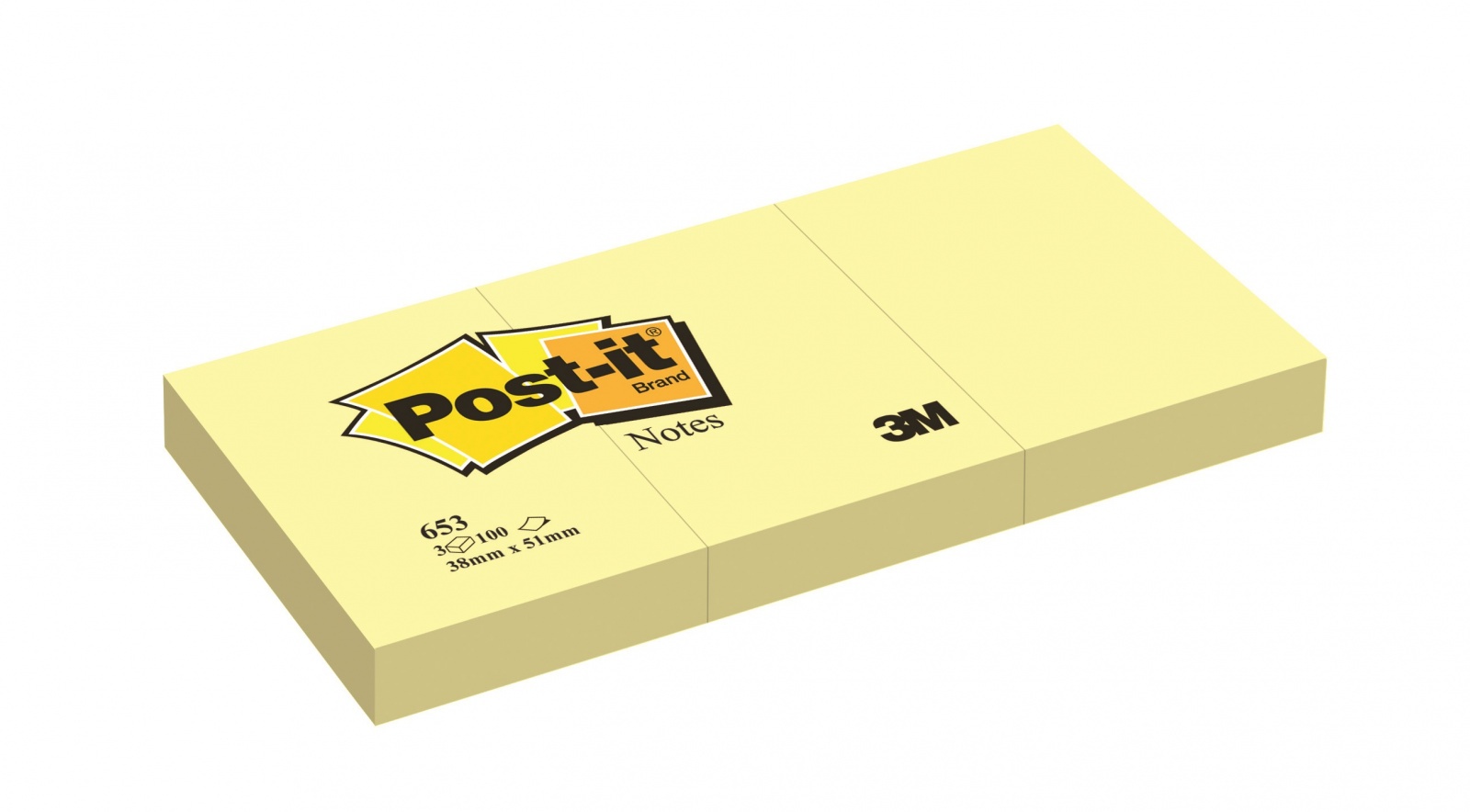 

Post-it 38х51 мм, желтая, 100 листов