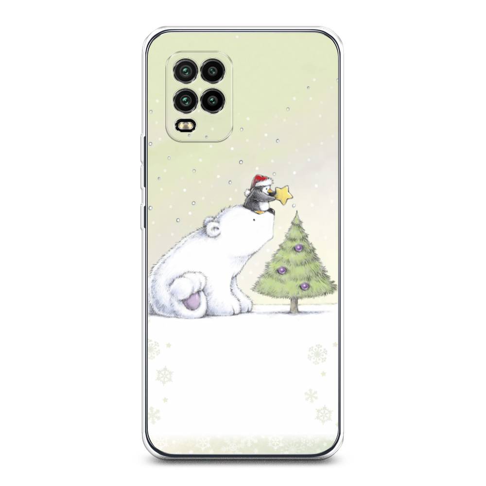 

Чехол на Xiaomi Mi 10 Lite "Украшение елки", Белый;бежевый, 38550-5