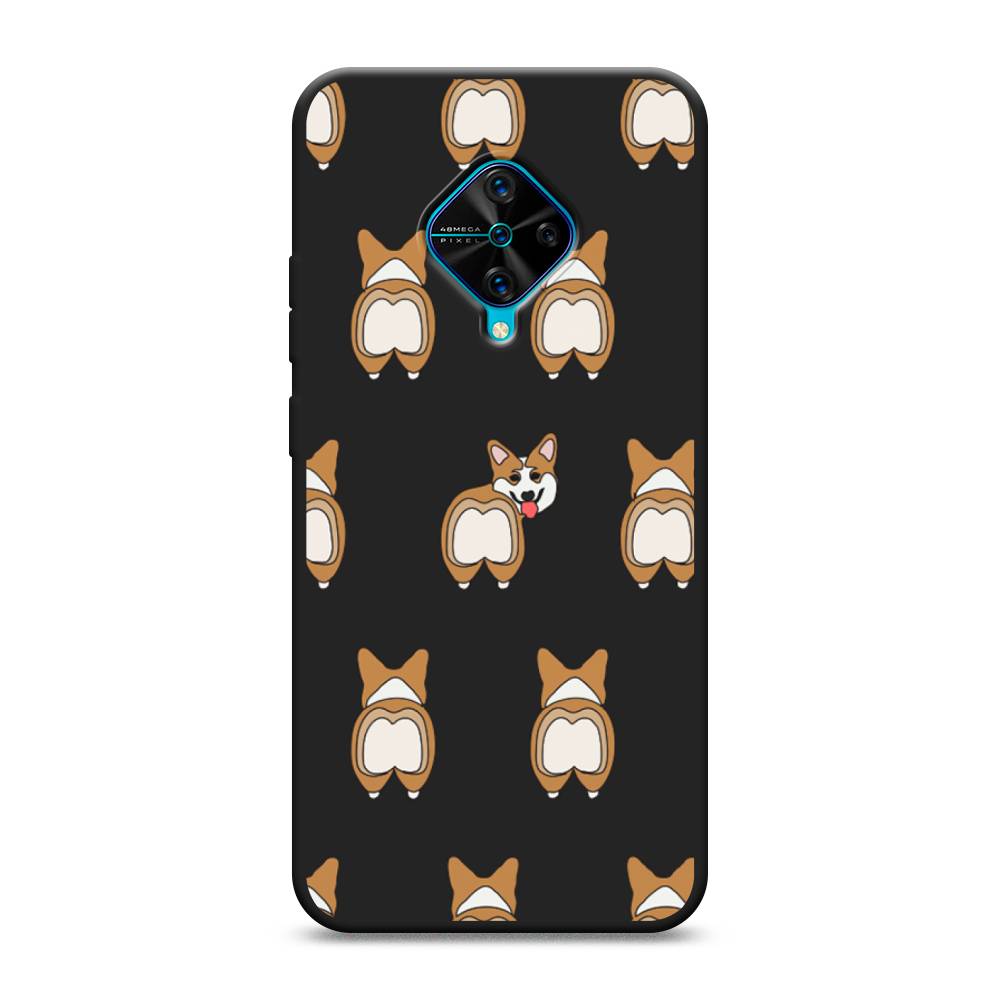 

Чехол Awog на Vivo V17/Y9s "Милый корги фон", Разноцветный, 261552-1