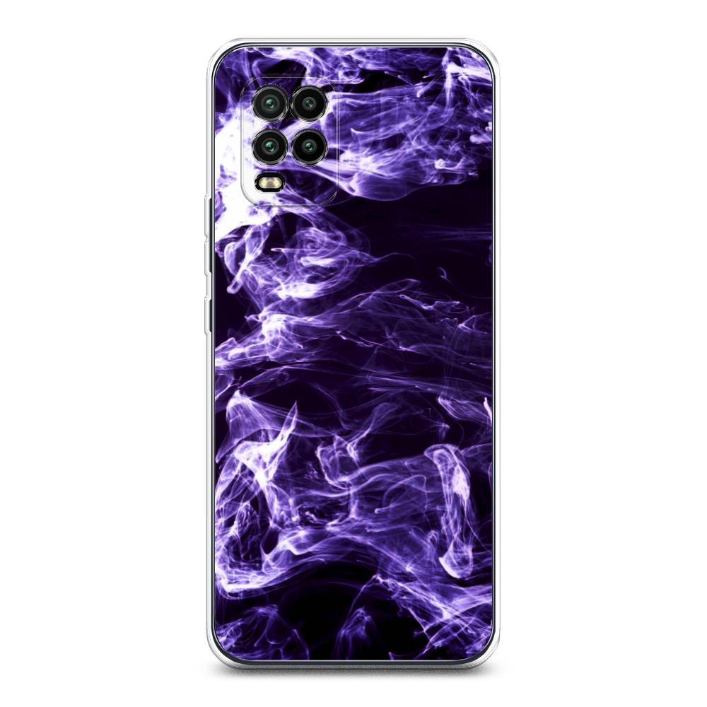 

Чехол на Xiaomi Mi 10 Lite "Фиолетовый дым", Фиолетовый;белый;черный, 38550-3