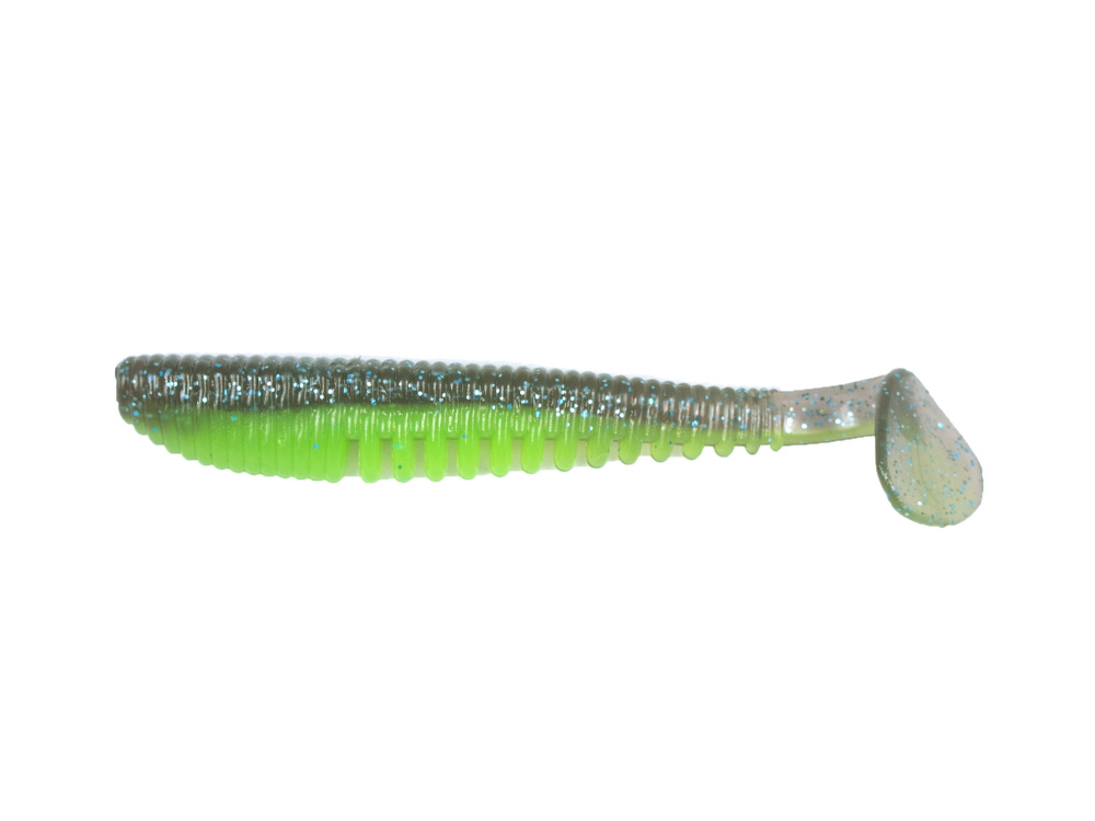 

HitFish Приманка силиконовая (мягкая) HITFISH BIG RIBBY SHAD (HFBRS00R16 / 5,5" / R16), Черный;зеленый