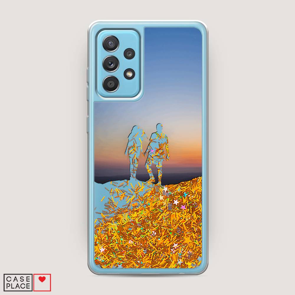 

Чехол Awog на Samsung Galaxy A52s / Самсунг A52s "Пара на краю света", Разноцветный, 2106590-1