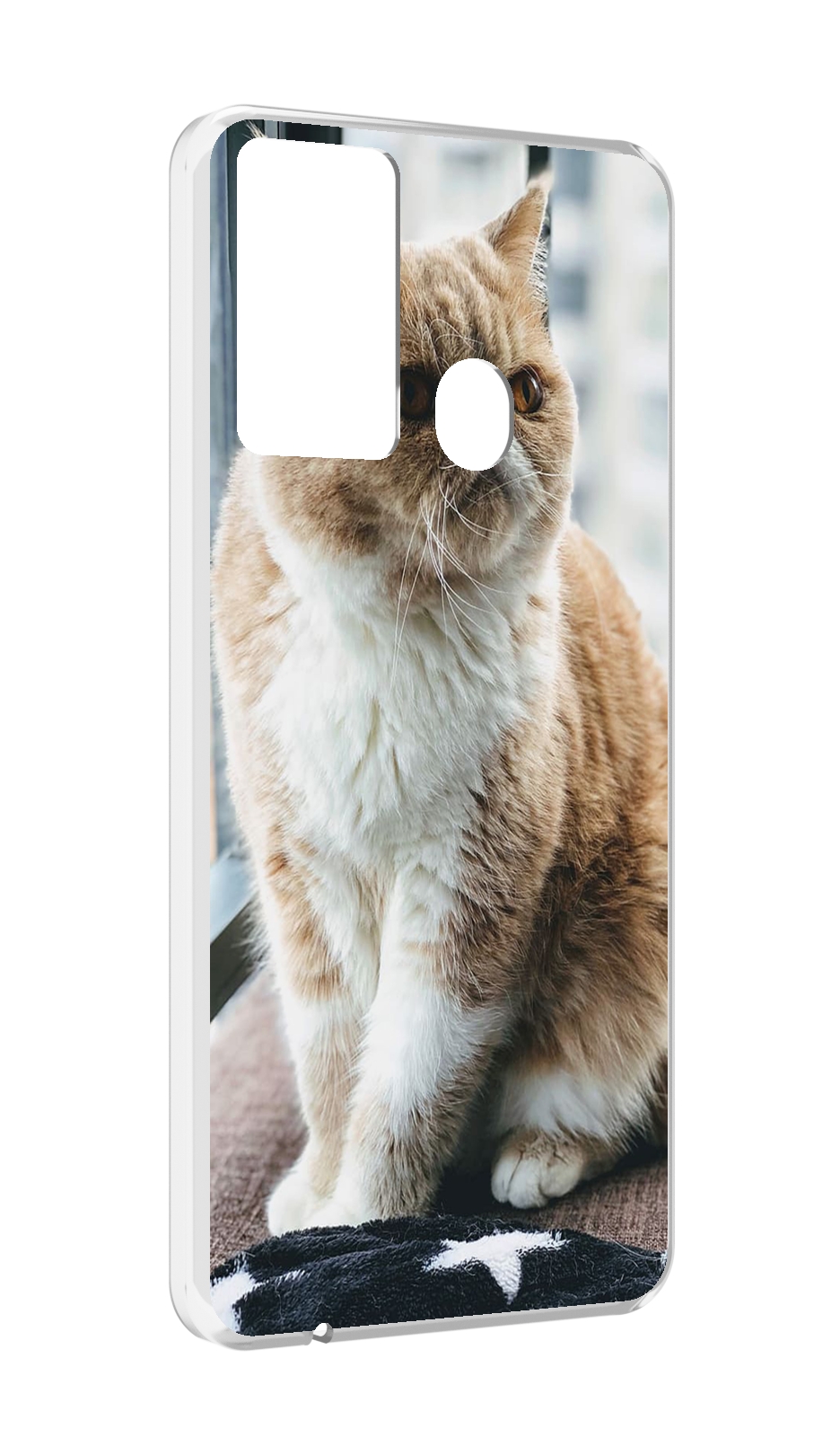 Чехол MyPads кошка экзот для Itel P37/Itel Vision 2S