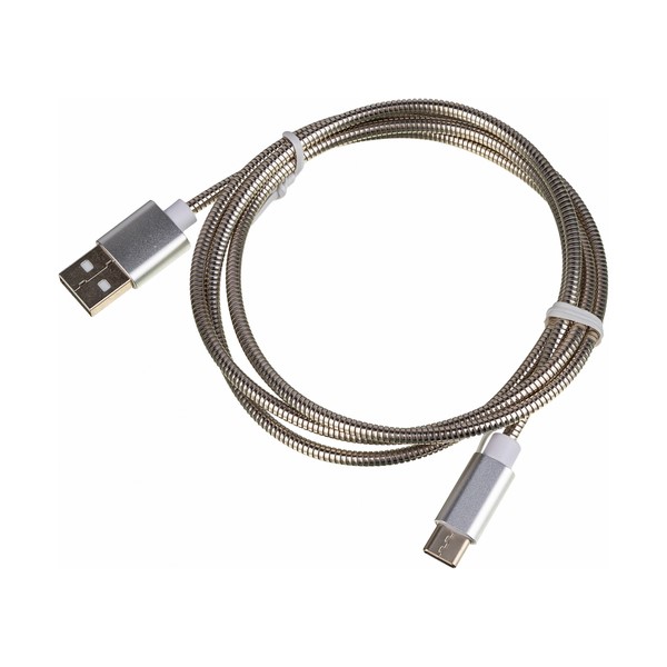 фото Кабель usb type-c - usb nobrand 1 м серебристый