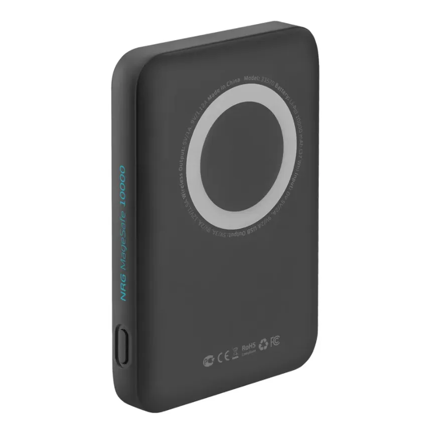 

Аккумулятор внешний Deppa (33570) NRG MageSafe 10000 mAh, QC 3.0, PD 20W, Qi 15W