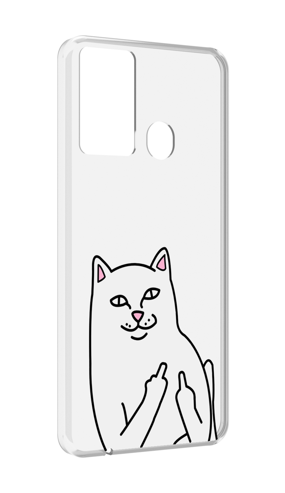 

Чехол MyPads котяра для Itel P37/Itel Vision 2S, Прозрачный, Tocco