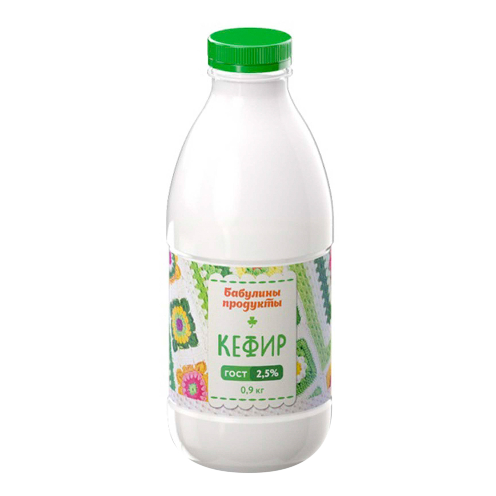 

Кефир Бабулины продукты 2,5% бзмж 900 г