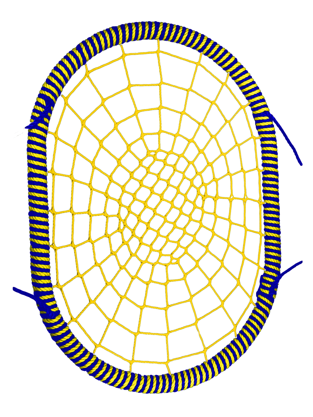 фото Овальные подвесные качели гнездо размер 120x140 см толщина обода 72 мм канат обода 16 мм jinn