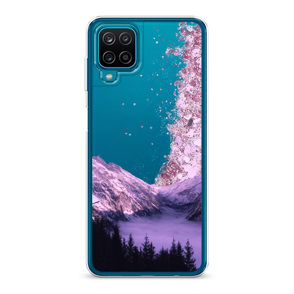 

Жидкий чехол с блестками "Горный туман" на Samsung Galaxy A12