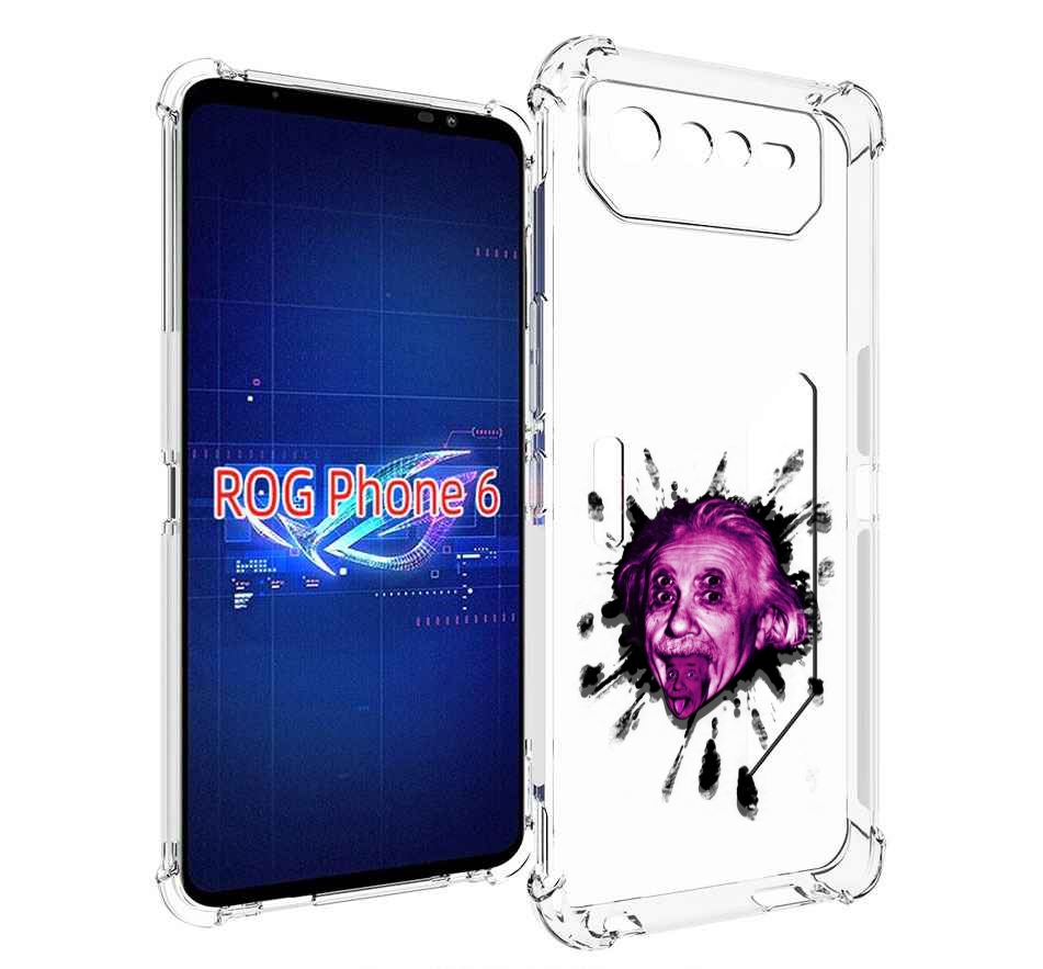 

Чехол MyPads Эйнштейн для Asus ROG Phone 6, Прозрачный, Tocco