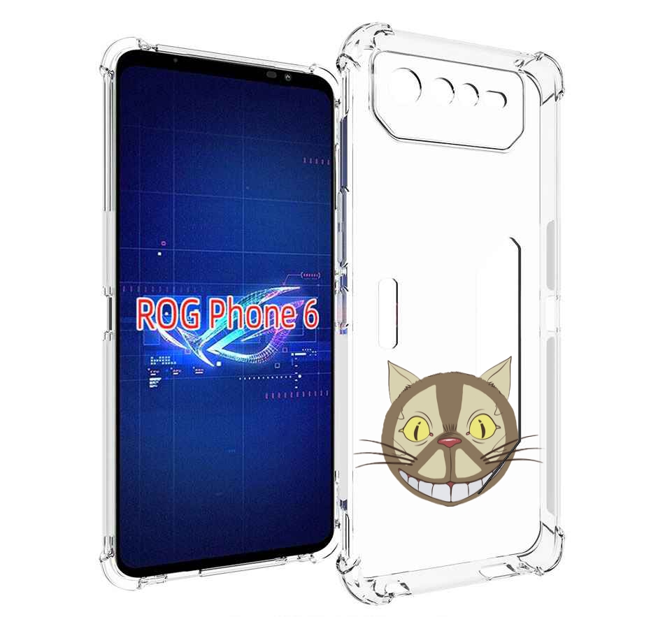 

Чехол MyPads Чеширский кот для Asus ROG Phone 6, Прозрачный, Tocco