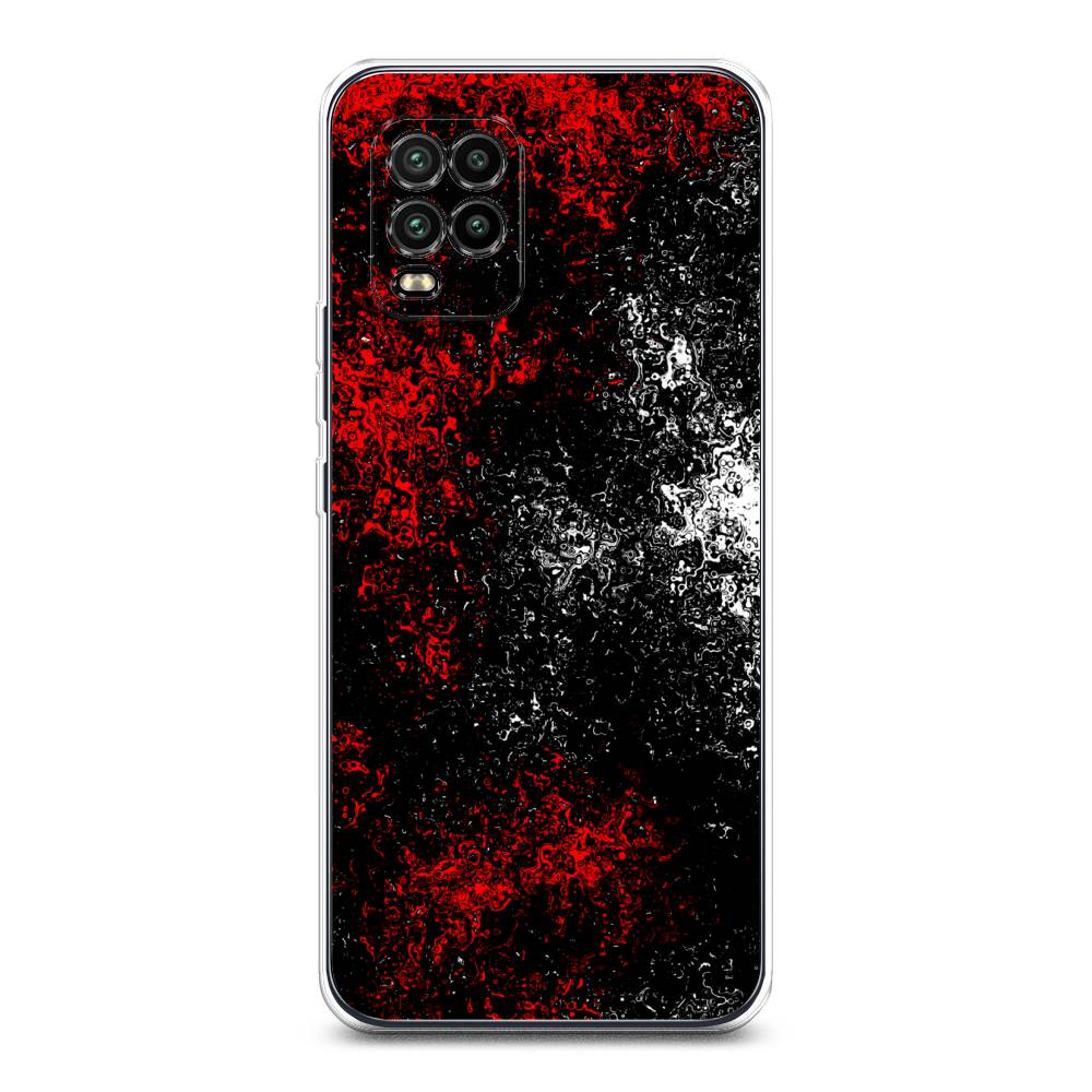 

Чехол на Xiaomi Mi 10 Lite "Монотипия", Красный;черный;белый, 38550-3