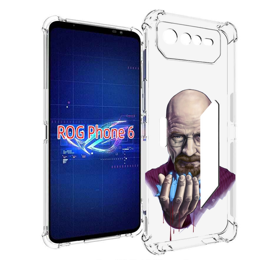 

Чехол MyPads Хайзенберг для Asus ROG Phone 6, Прозрачный, Tocco