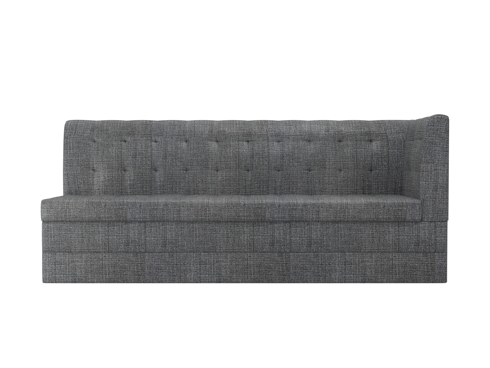 

Кухонный угловой диван 4Home Бриз, 181x62x85см, дельфин, серый, рогожка, Бриз