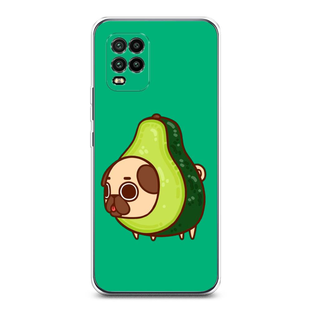 

Чехол на Xiaomi Mi 10 Lite "Мопс авокадик", Зеленый, 38550-1