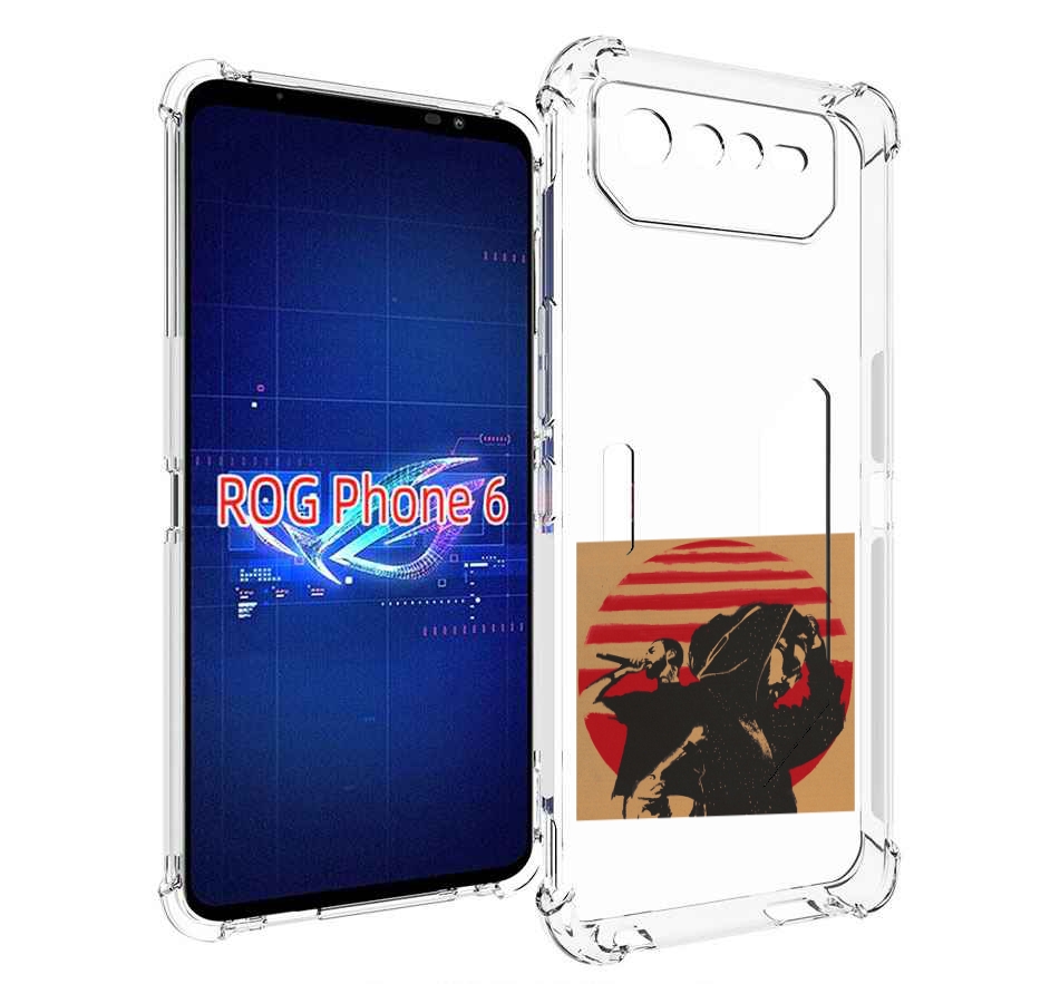 

Чехол MyPads Утопия Мияги и Энди панда для Asus ROG Phone 6, Прозрачный, Tocco