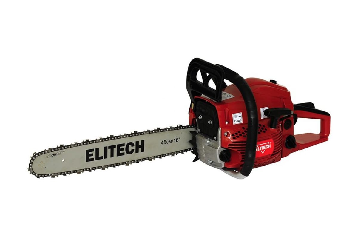 Бензопила Elitech Бп 52/18 prof 202234 2,7 л.с. 45 см БП 52/18 Prof