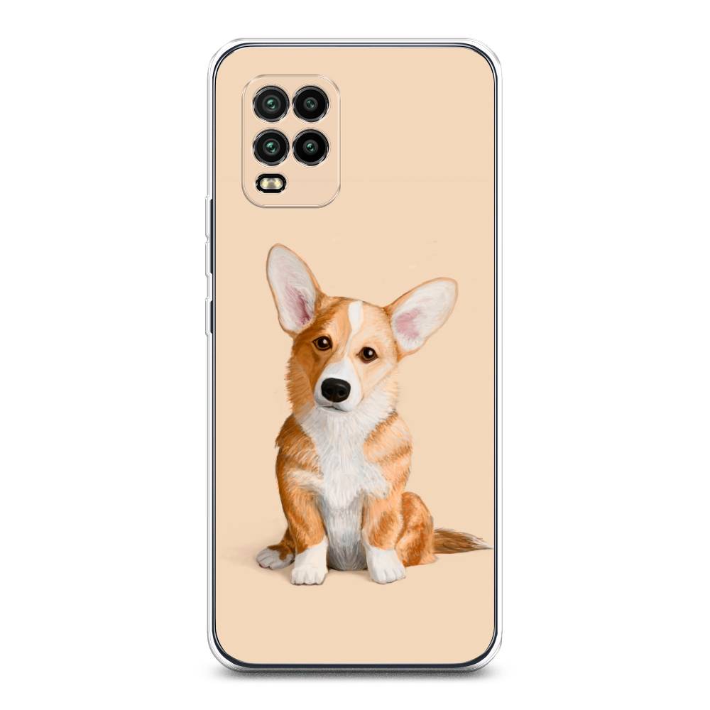 

Чехол на Xiaomi Mi 10 Lite "Грустный Корги", Коричневый;бежевый, 38550-1