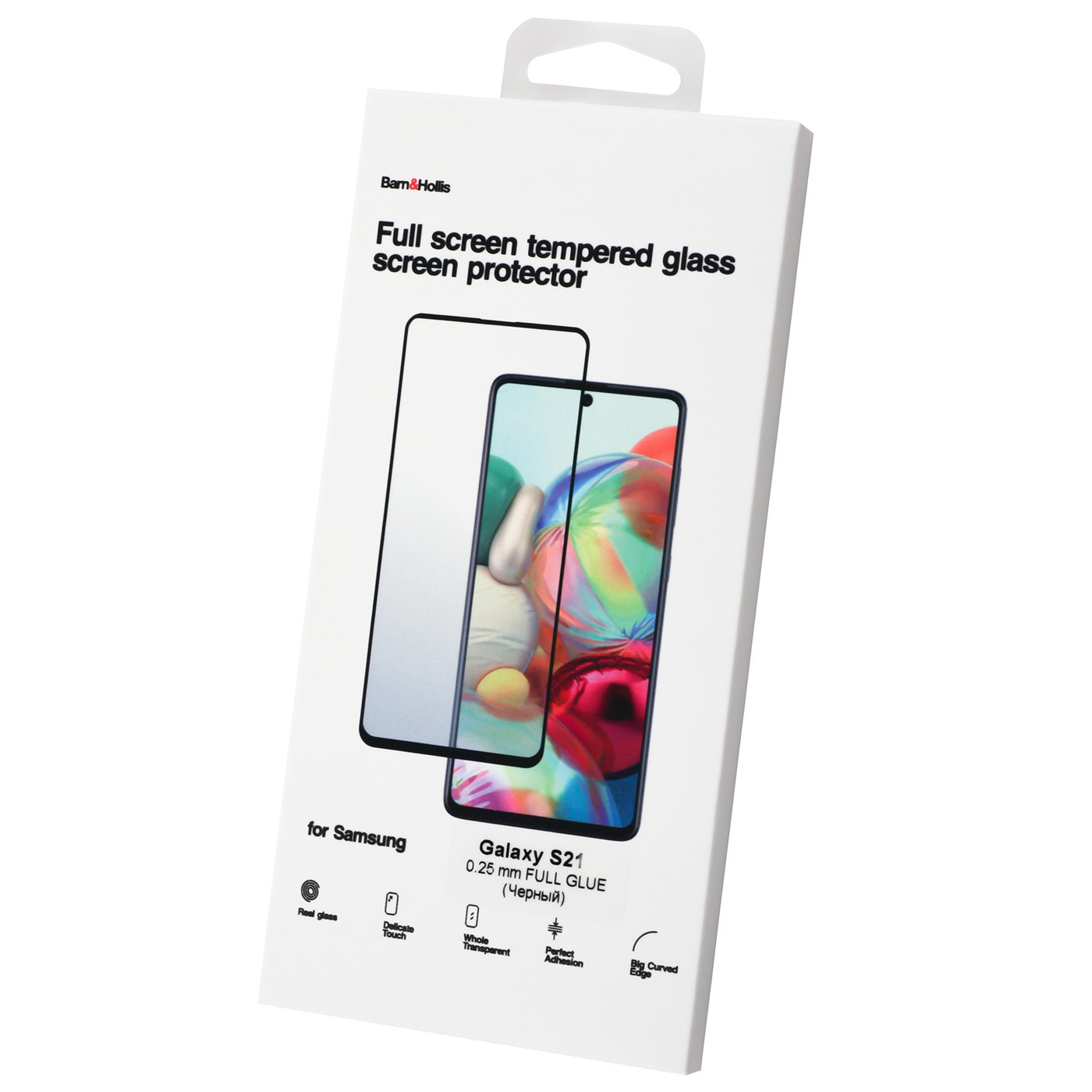 

Защитное стекло Barn&Hollis для смартфона Samsung SM-G991 Galaxy S21