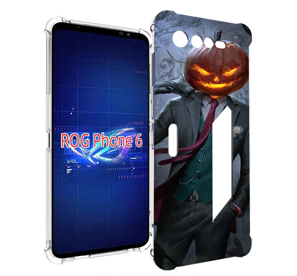 

Чехол MyPads Тыква-убийца для Asus ROG Phone 6, Прозрачный, Tocco