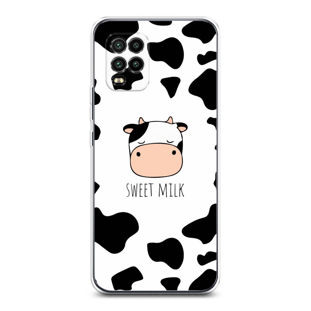 

Чехол на Xiaomi Mi 10 Lite "Sweet milk", Розовый;белый;черный, 38550-1